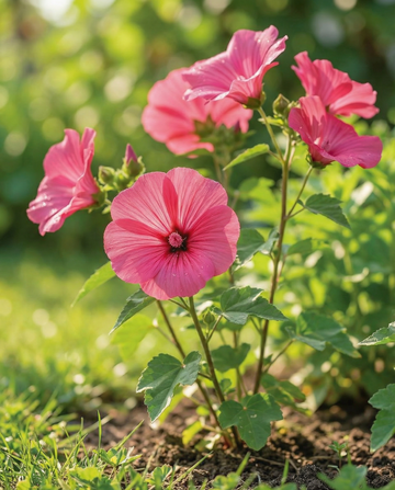 Malva Rose Red (Lavatera trimestris) – eenjarige zaden van SeedsChoice