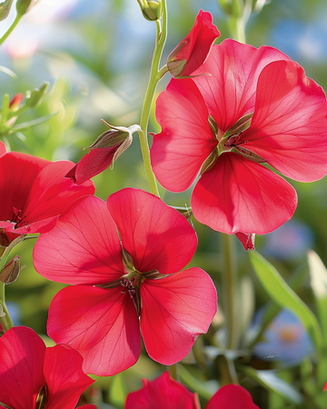 Scarlet Flax zaden (Linum grandiflorum) – eenjarig
