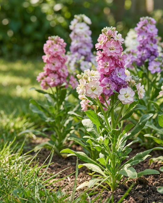 Tweedejaarse Leeuwerik (Matthiola incana) – eenjarige mixzaden van SeedsChoice