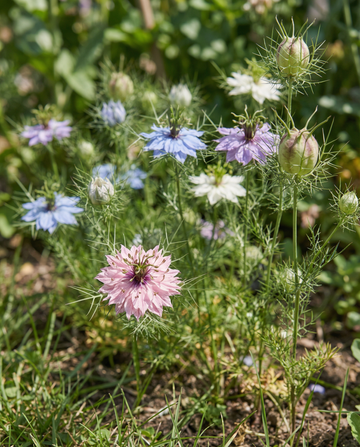 Love In The Mist Persian Jewels (Nigella damascena) – eenjarige mengselzaden van SeedsChoice