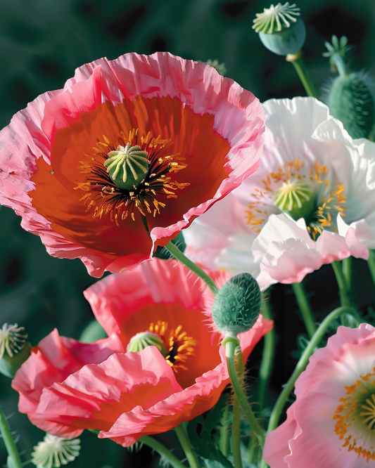 Klaproos Mixed Mix (Papaver rhoeas) – eenjarige bloemenzaden van SeedsChoice