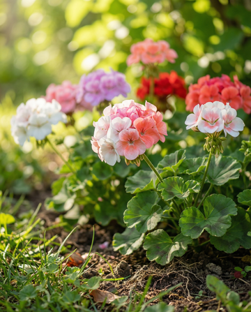 Geranium Magic Beauty F1 (Pelargonium zonale) – eenjarige mix zaden van SeedsChoice