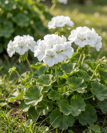 Geranium Apollo F1 White (Pelargonium zonale) – eenjarige zaden van SeedsChoice