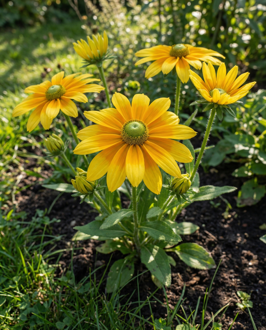 Zonnehoed Prairie Sun (Rudbeckia hirta) – eenjarige bloemenzaden van SeedsChoice