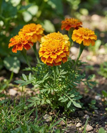 Afrikaanse goudsbloem Maximix Mix 25 cm (Tagetes erecta) – eenjarige bloemenzaden van SeedsChoice