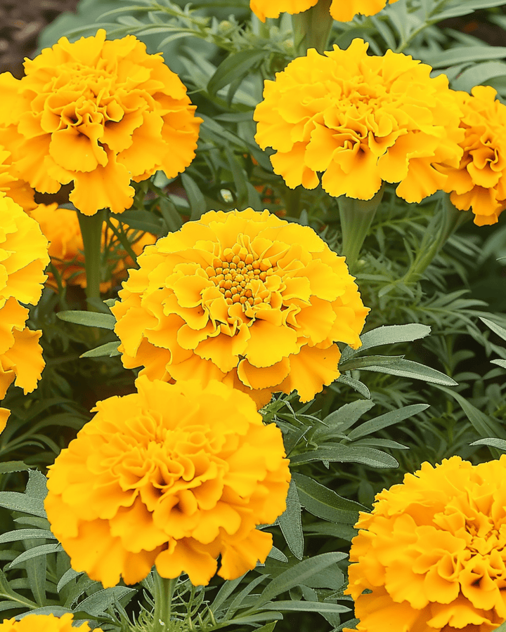 Afrikaanse goudsbloem Golden Age dwerg zaden (Tagetes erecta) – eenjarige bloem