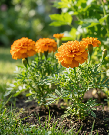 Afrikaantje Bolero (Tagetes patula) – eenjarige bloemenzaden van SeedsChoice
