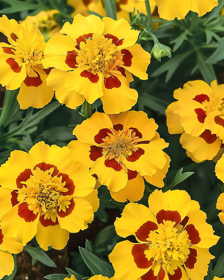 Frans Afrikaantje Naughty Marietta zaden (Tagetes patula) – eenjarige bloem