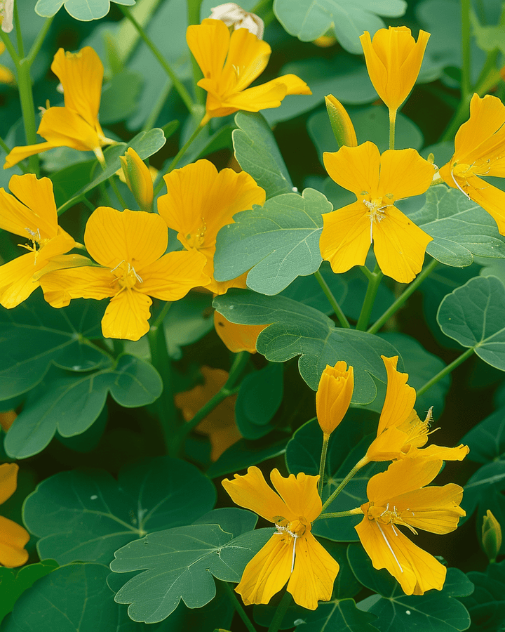 Canary Creeper Climber zaden (Tropaeolum peregrinum) – eenjarige klimplant