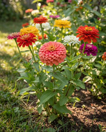 Giants Of California Mixed Colors (Zinnia elegans) – eenjarige mix zaden van SeedsChoice