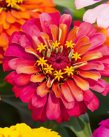 Chrysanthemum Flowered Mix zaden (Zinnia elegans) – eenjarige bloem