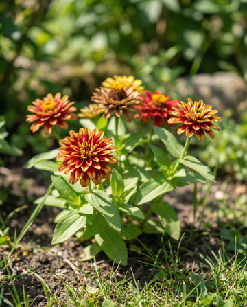 Persian Carpet (Zinnia haageana) – eenjarige zaden van SeedsChoice