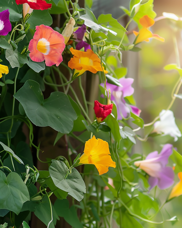 Klimplanten mix 50 tot 300 cm zaden – eenjarige klimplant