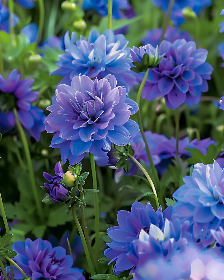 Blue Summer Mix tinten zaden – eenjarige bloem