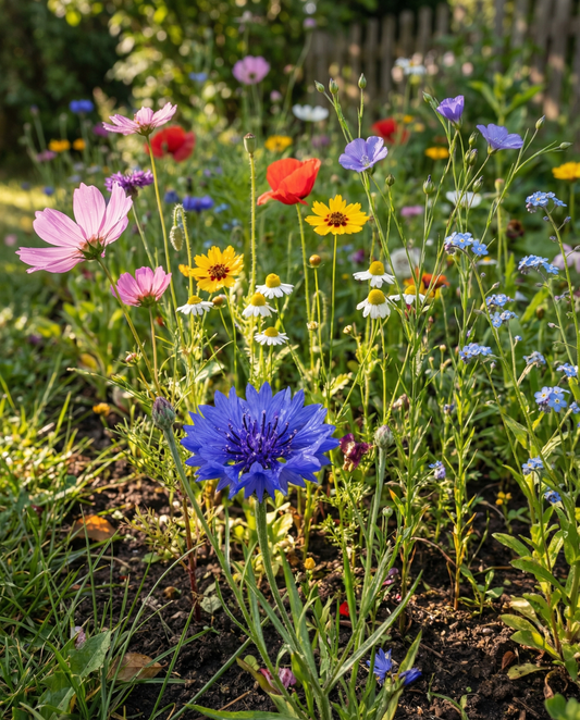 Wildflower Mix 5 G Pack (Linum usitatissimum) – eenjarige bloemenzaden van SeedsChoice