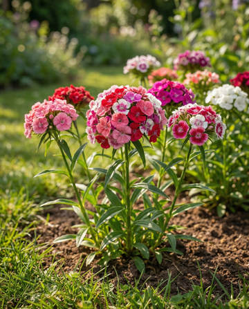Duizendschoon Mixed Colors (Dianthus barbatus) – tweejarige mix zaden van SeedsChoice