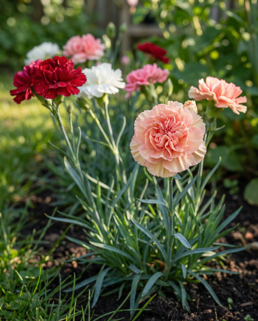 Carnation Grenadin Mixed (Dianthus caryophyllus) – tweejarige mix zaden van SeedsChoice
