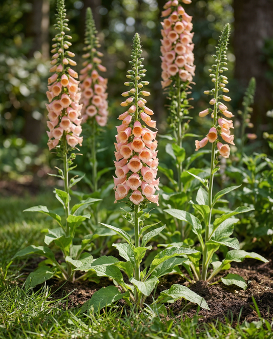 Apricot Beauty (Digitalis purpurea) – tweejarige bloemenzaden van SeedsChoice