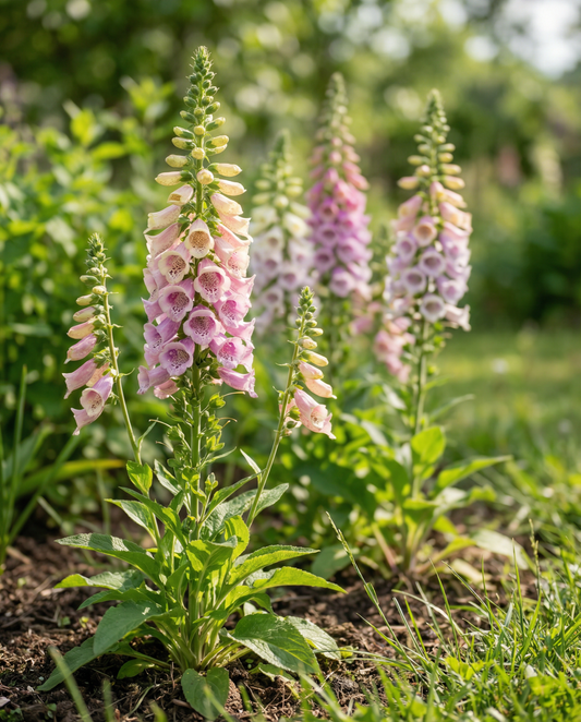 Mixed Colors 140 Cm horti tops (Digitalis purpurea) – tweejarige bloemenzaden van SeedsChoice