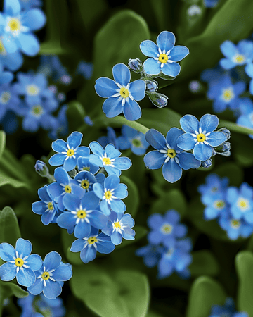Vergeet-mij-niet Blue Ball zaden (Myosotis alpestris) – tweejarig