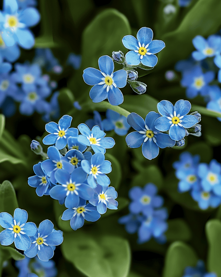 Vergeet-mij-niet Blue Ball zaden (Myosotis alpestris) – tweejarig