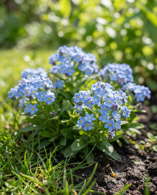 Vergeet-mij-niet Blue Ball (Myosotis alpestris) – tweejarige zaden van SeedsChoice