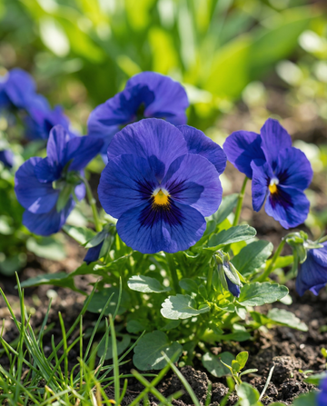 Viooltje Ullswater (Viola wittrockiana) – tweejarige bloemenzaden van SeedsChoice