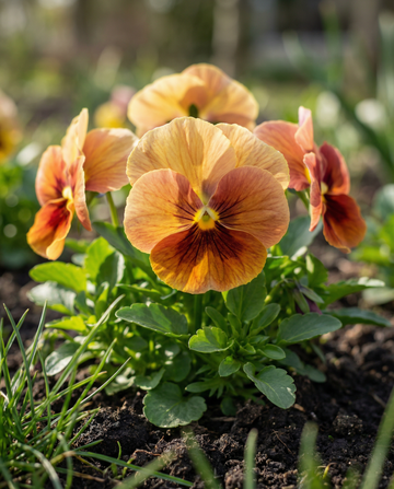 Viooltje Evening Sun (Viola wittrockiana) – tweejarige bloemenzaden van SeedsChoice