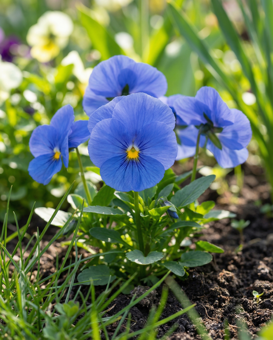 Viooltje Celestial (Viola wittrockiana) – tweejarige bloemenzaden van SeedsChoice