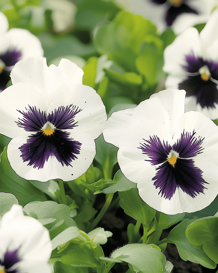 Viooltje Silverbride zaden (Viola wittrockiana) – tweejarige bloem