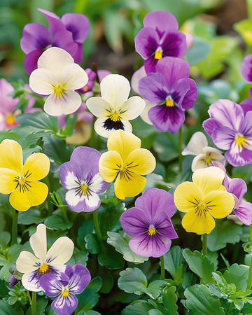 Bambini Mixed zaden (Viola cornuta) – tweejarige bloem