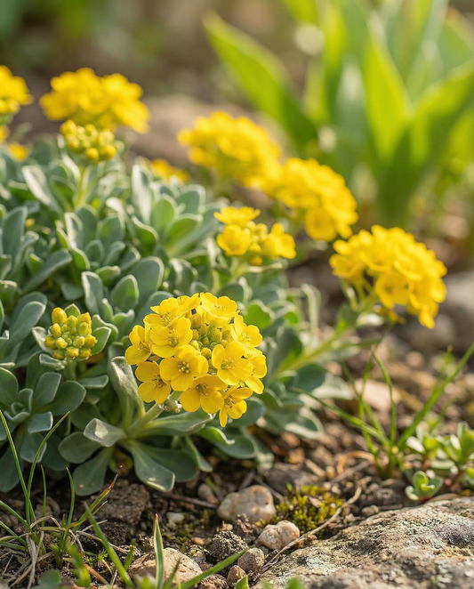 Alyssum Golddust (Aurinia saxatilis) – meerjarige zaden van SeedsChoice