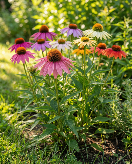 Zonnehoed Paradiso Mix (Echinacea purpurea) – meerjarige bloemenzaden van SeedsChoice