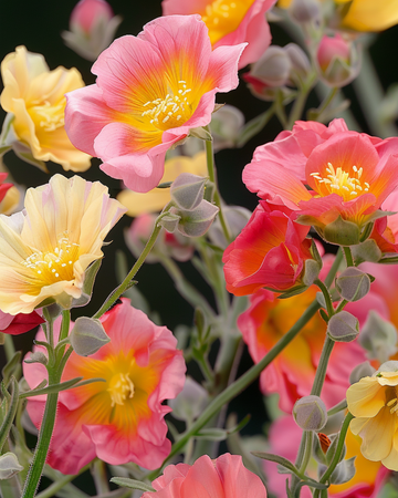 Rock Rose Mixed Colors zaden (Helianthemum mutabile) – meerjarige mix