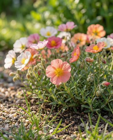 Rock Rose Mixed Colors (Helianthemum mutabile) – meerjarige mixzaden van SeedsChoice