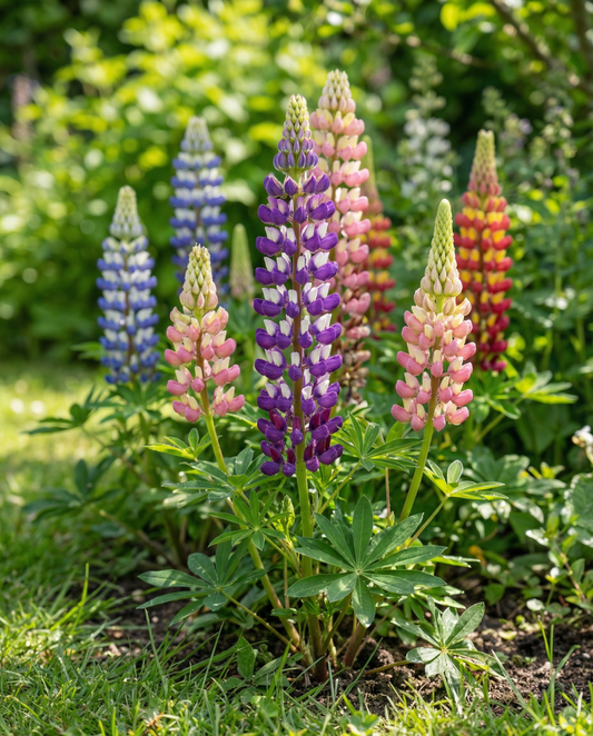 Lupin Russell Hybrids Mixed (Lupinus polyphyllus) – meerjarige bloemenzaden van SeedsChoice