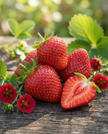 Aardbei Ruby Ann F1 (Fragaria ananassa) – meerjarige zaden van SeedsChoice