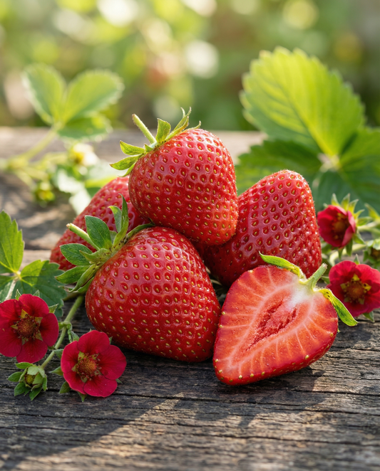 Aardbei Ruby Ann F1 (Fragaria ananassa) – meerjarige zaden van SeedsChoice