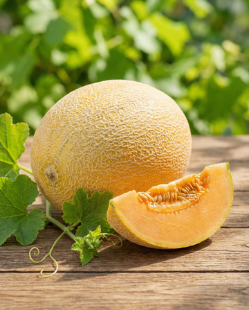 Meloen Orange Pineapple (Cucumis melo) – eenjarige groentezaden van SeedsChoice