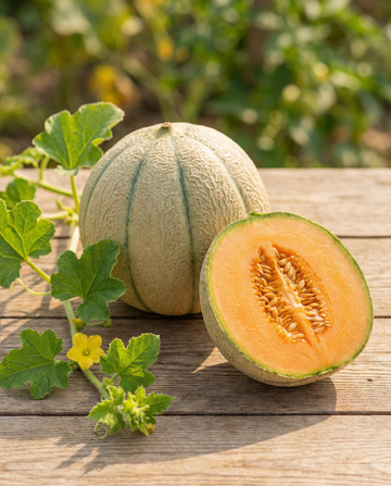 Charentais Melon (Cucumis melo) – eenjarige groentezaden van SeedsChoice
