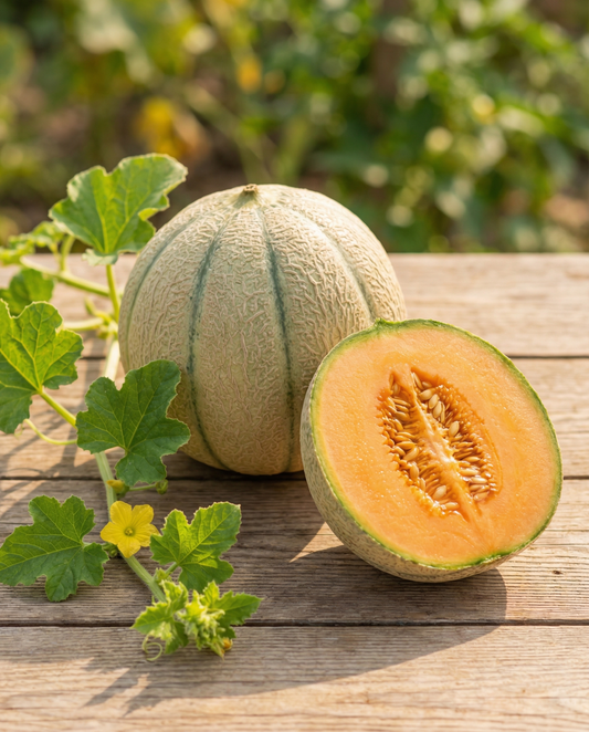 Charentais Melon (Cucumis melo) – eenjarige groentezaden van SeedsChoice