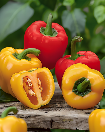 Baby Sweet Pepper Tinkerbell F1 Mix zaden (Capsicum annuum) – eenjarige groente