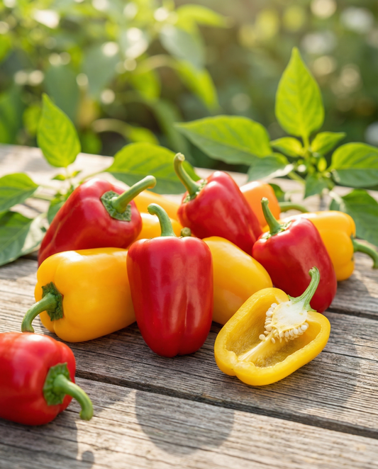 Baby Sweet Pepper Tinkerbell F1 Mix (Capsicum annuum) – eenjarige groentezaden van SeedsChoice