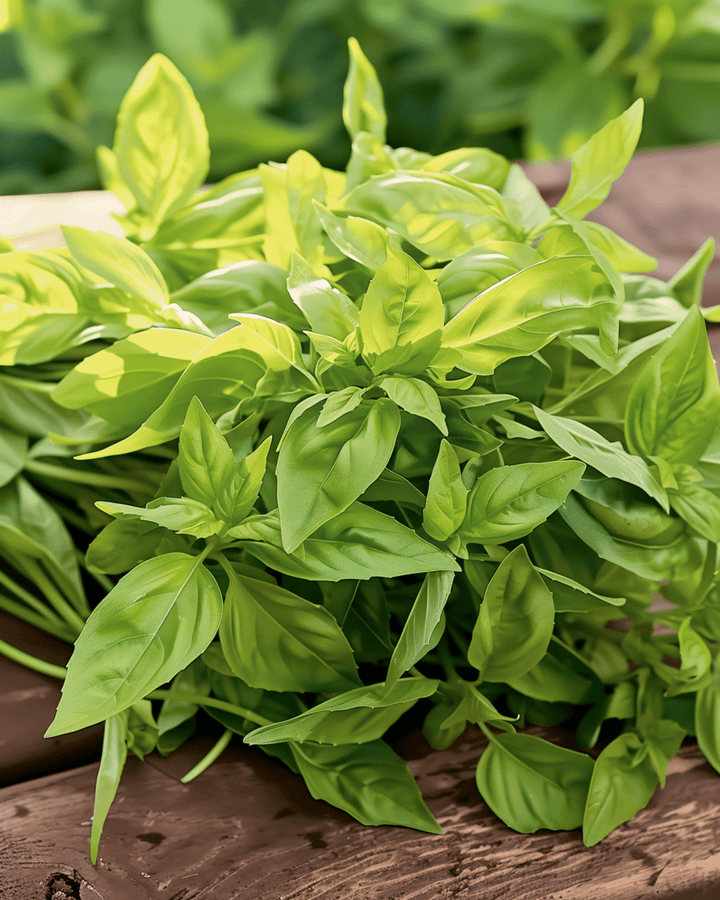 Citroenblaadjesbasilicum zaden (Ocimum basilicum) – eenjarig kruid