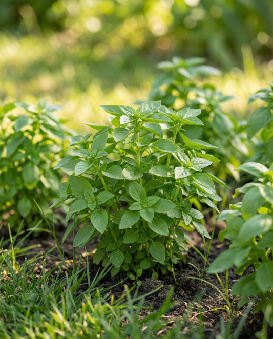 Zoete Basilicum Small Leaved (Ocimum basilicum) – eenjarig kruidenzaden van SeedsChoice