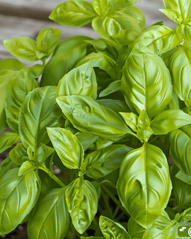 Basilicum Genovese zaden Ocimum Basilicum eenjarig kruid grootblad