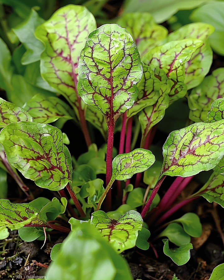 Red Veined Sorrel zaden (Rumex sanguineus) – meerjarig kruid