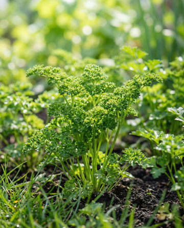 Gekrulde peterselie Bravour (Petroselinum crispum) – eenjarige kruidenzaden van SeedsChoice