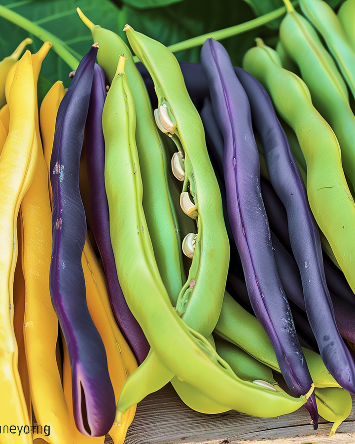 Stokbonen Three Color Mix zaden (Phaseolus vulgaris) – eenjarige groente