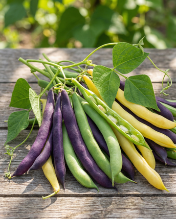 Stokbonen Three Color Mix (Phaseolus vulgaris) – eenjarige groentezaden van SeedsChoice